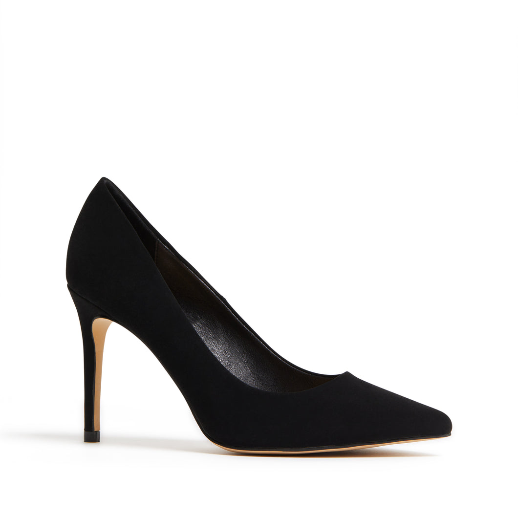Impossible Matt Black Court Shoe