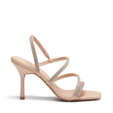 Load image into Gallery viewer, Zodiac Blush Diamante Heeled Sandals
